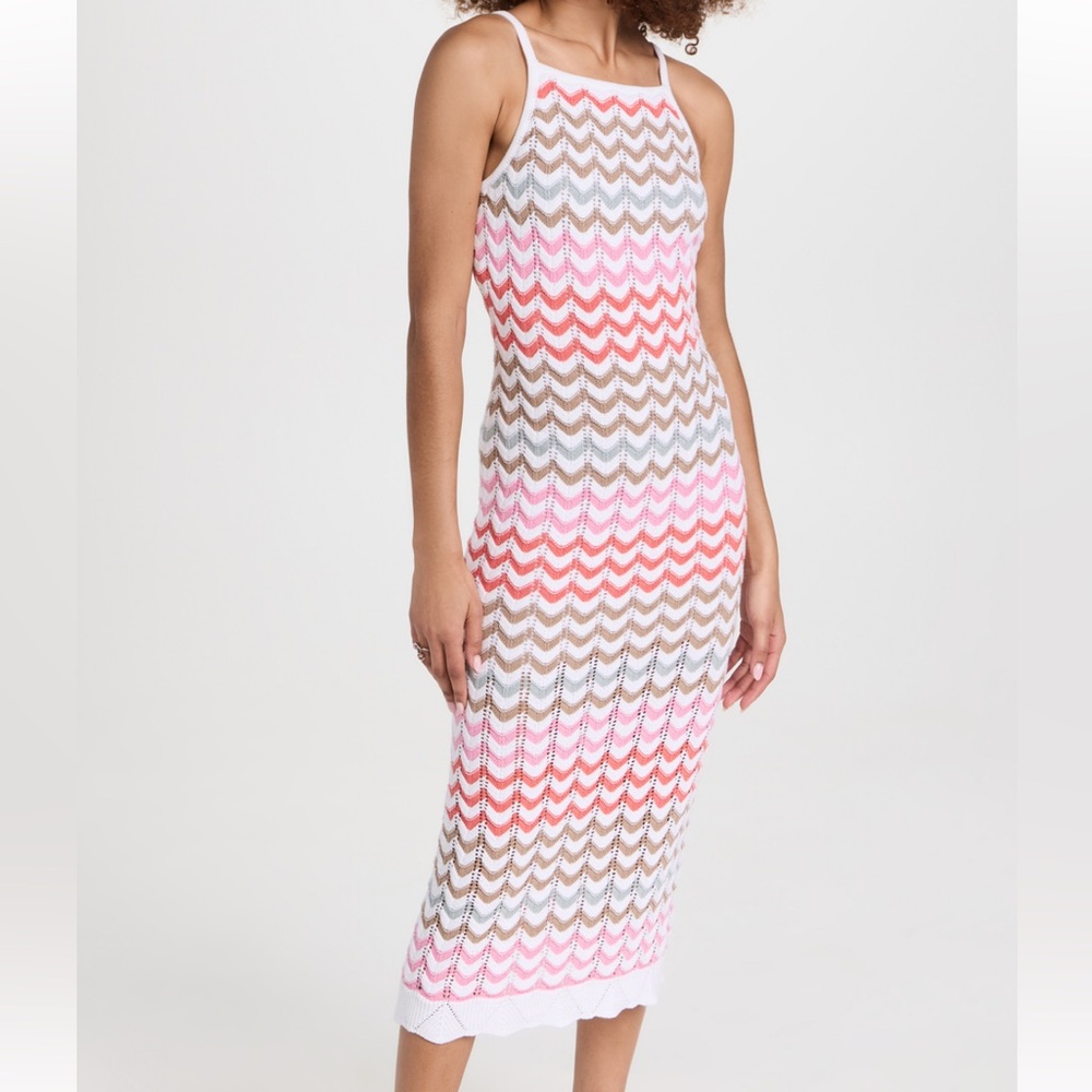 Z Supply Camille Stripe Crochet Dress